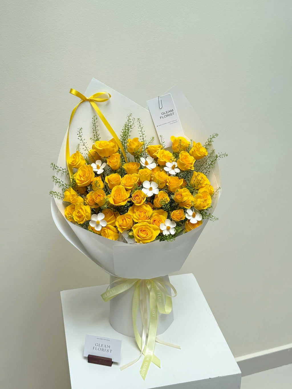 Irene Yellow Rose Spray Fresh Flower