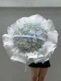 Rowan Ice Blue Soap Flower