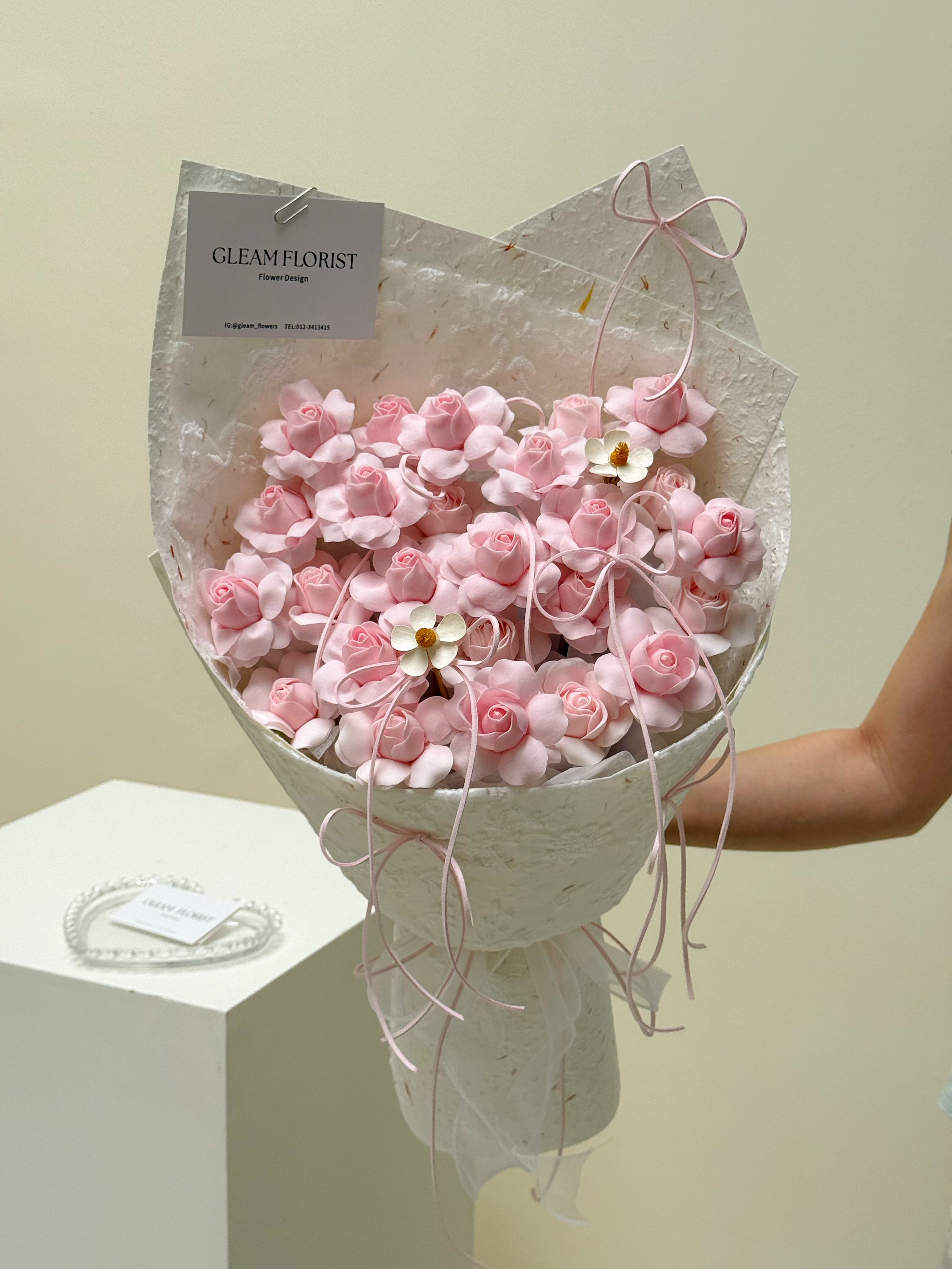 Lacey Fairy Kiss Soap Flower