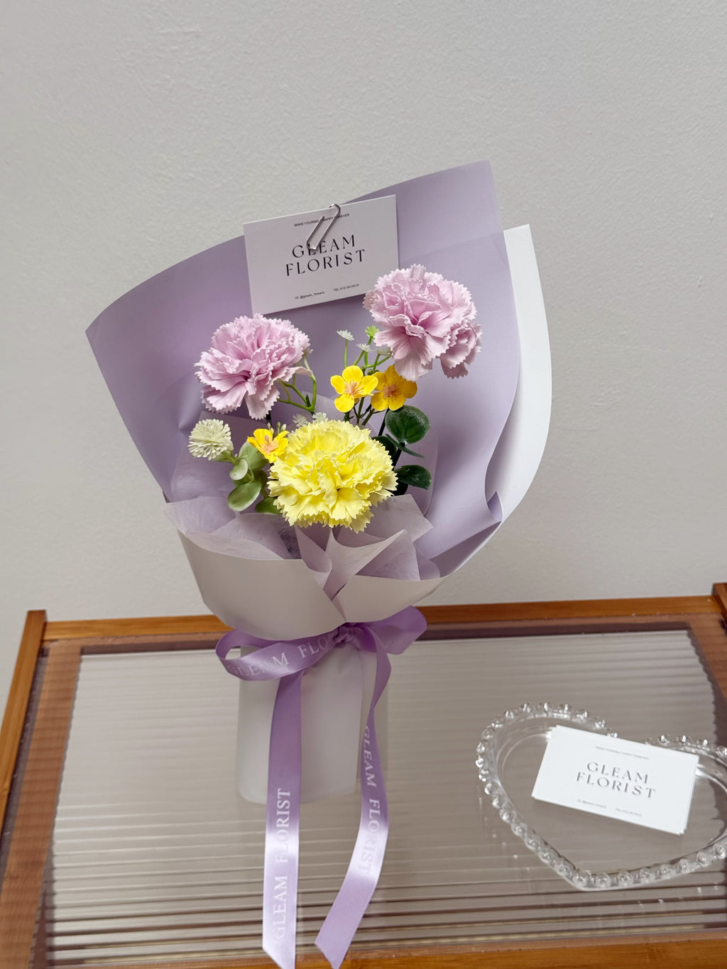 M01 Mini Carnation Soap Flower