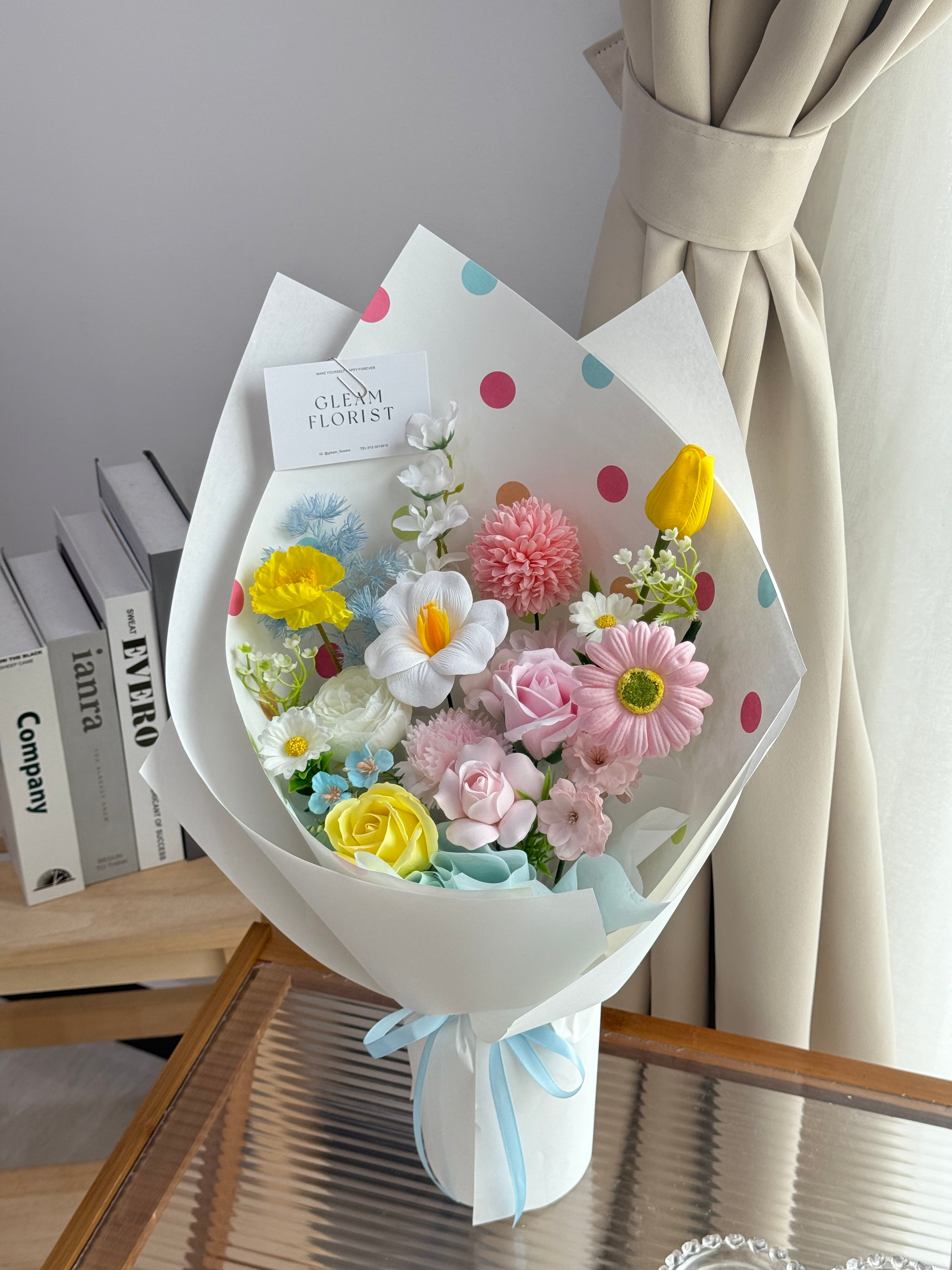 Elle Graduation Soap Flower