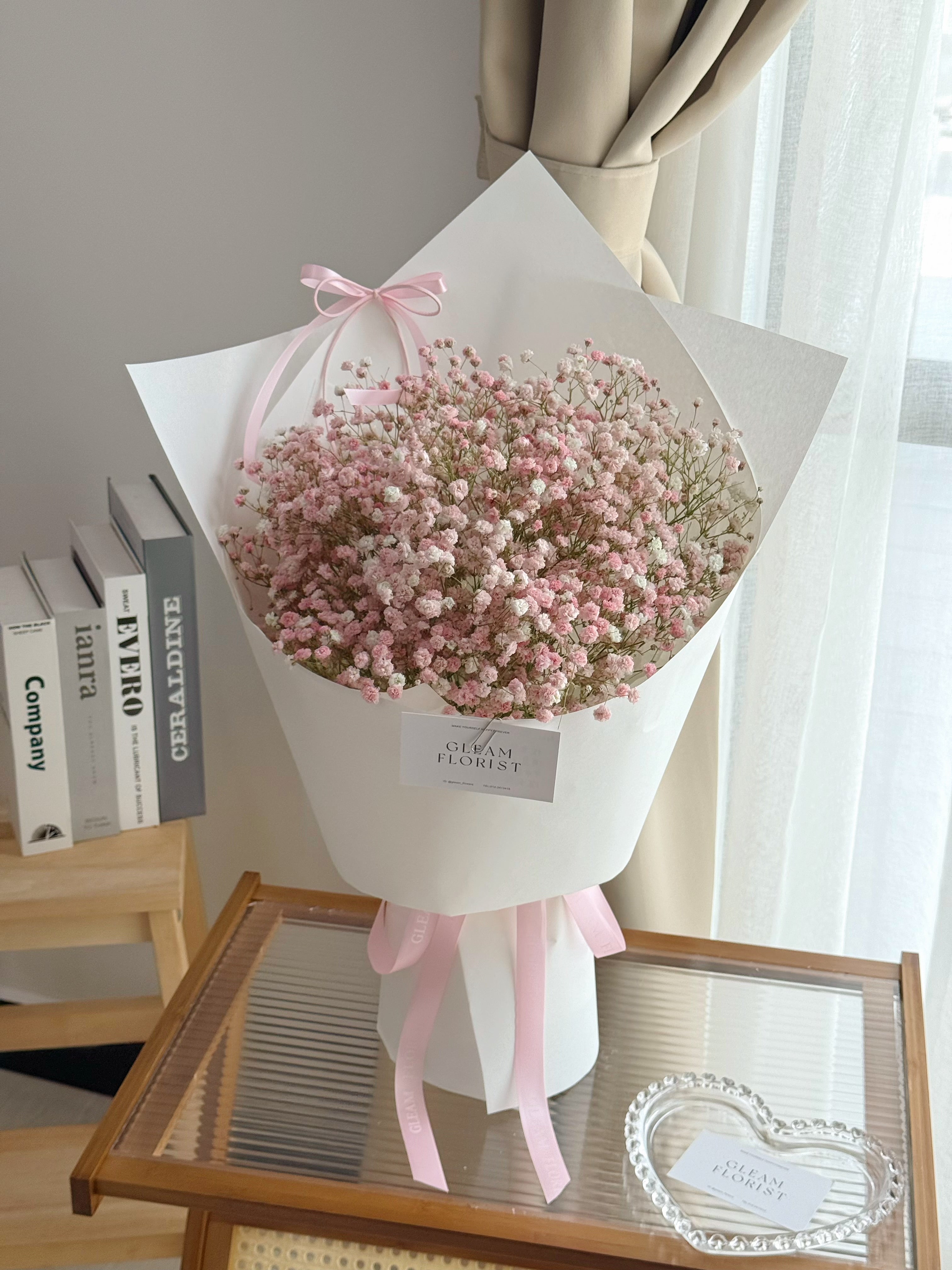 Zoe Pink Baby Breath