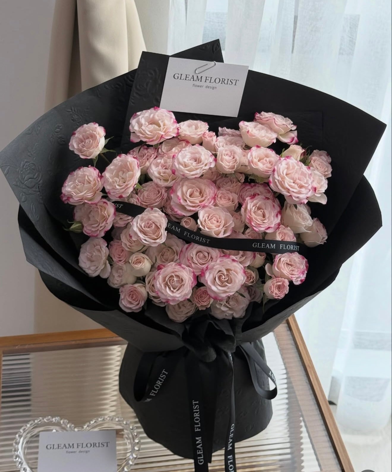 Maeve Pink Rose Spray Fresh Flower