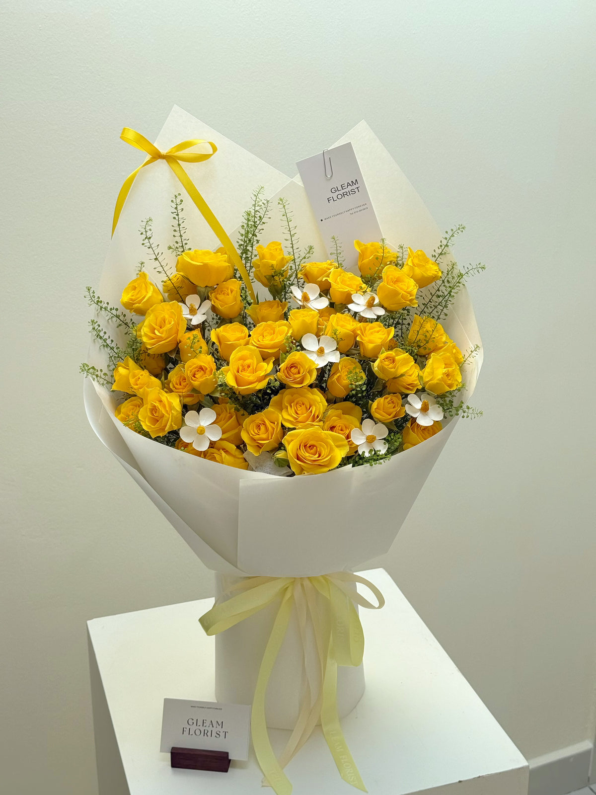 Irene Yellow Rose Spray Fresh Flower